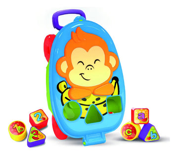 Bau Didático Infantil JP Brink Carrinho Encaixável 0 - 2 anos