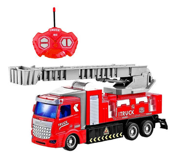 Caminhão Controle Remoto Viatura Bombeiro 4 Funções 4 - 6 anos
