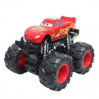 Carrinho Off Road Mini Relâmpago Mcqueen de Fricção Monster Truck 9cm 4 - 6 anos
