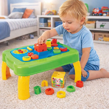 Brinquedo Bancada Educativa Com Peças Interativas 0 - 2 anos