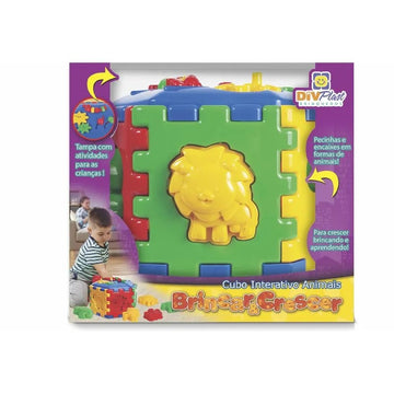 Cubo Interativo Educativo Mundo Animal 2 - 4 anos