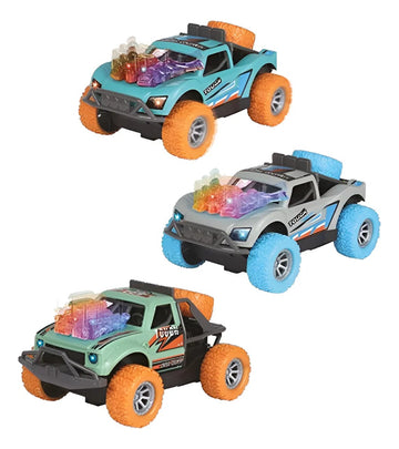 Carro Fricção Pick Up Off-road C/ Luzes E Sons 6 - 8 anos
