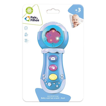 Microfone Baby Azul 4 - 6 anos