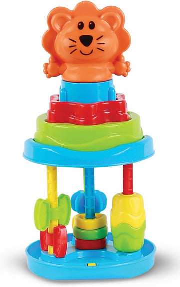 Rolinho Baby Roll Tower com Empilháveis Multicor 0 -2 anos