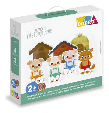 Dedoches Três Porquinhos - Babebi 2 - 4 anos