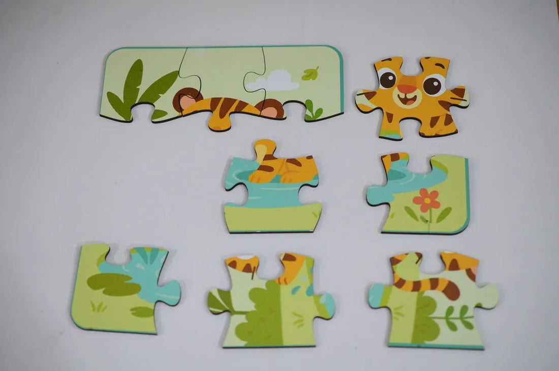 Babebi Quebra-Cabeça Infantil de Urso 9 Peças Amarelo 2 - 4 anos