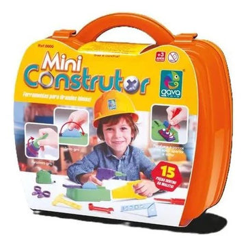 Maleta Mini Construtor ferramentas de Brinquedo Gava Toys 4 - 6 anos