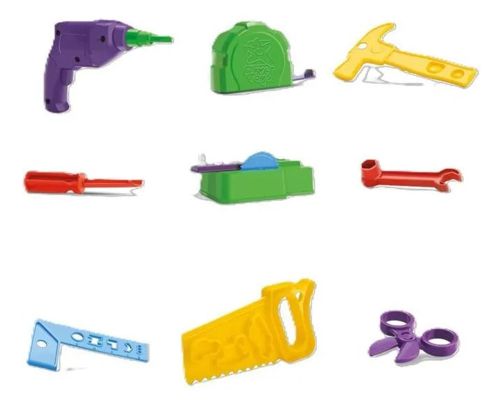Maleta Mini Construtor ferramentas de Brinquedo Gava Toys 4 - 6 anos