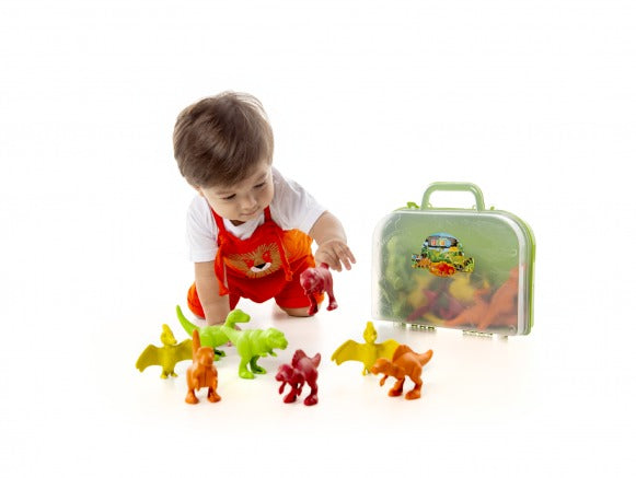 Kit de brinquedo Maleta Dino 2 - 4 anos