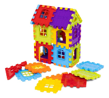 Brinquedo De Montar Construir Casas Infinity Hous 2 - 4 anos
