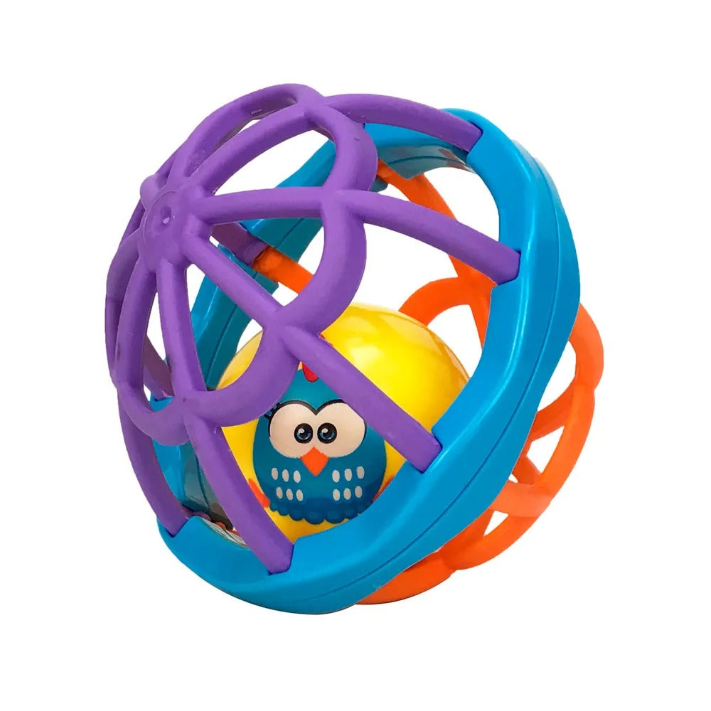 Chocalho Bola da Galinha Galinha Pintadinha Colorido 0 -2 anos