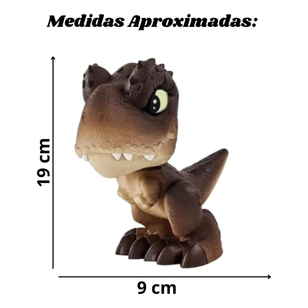 Jurassic World Dinonossauro Mini T-Rex Baby Preto 4 - 6 anos