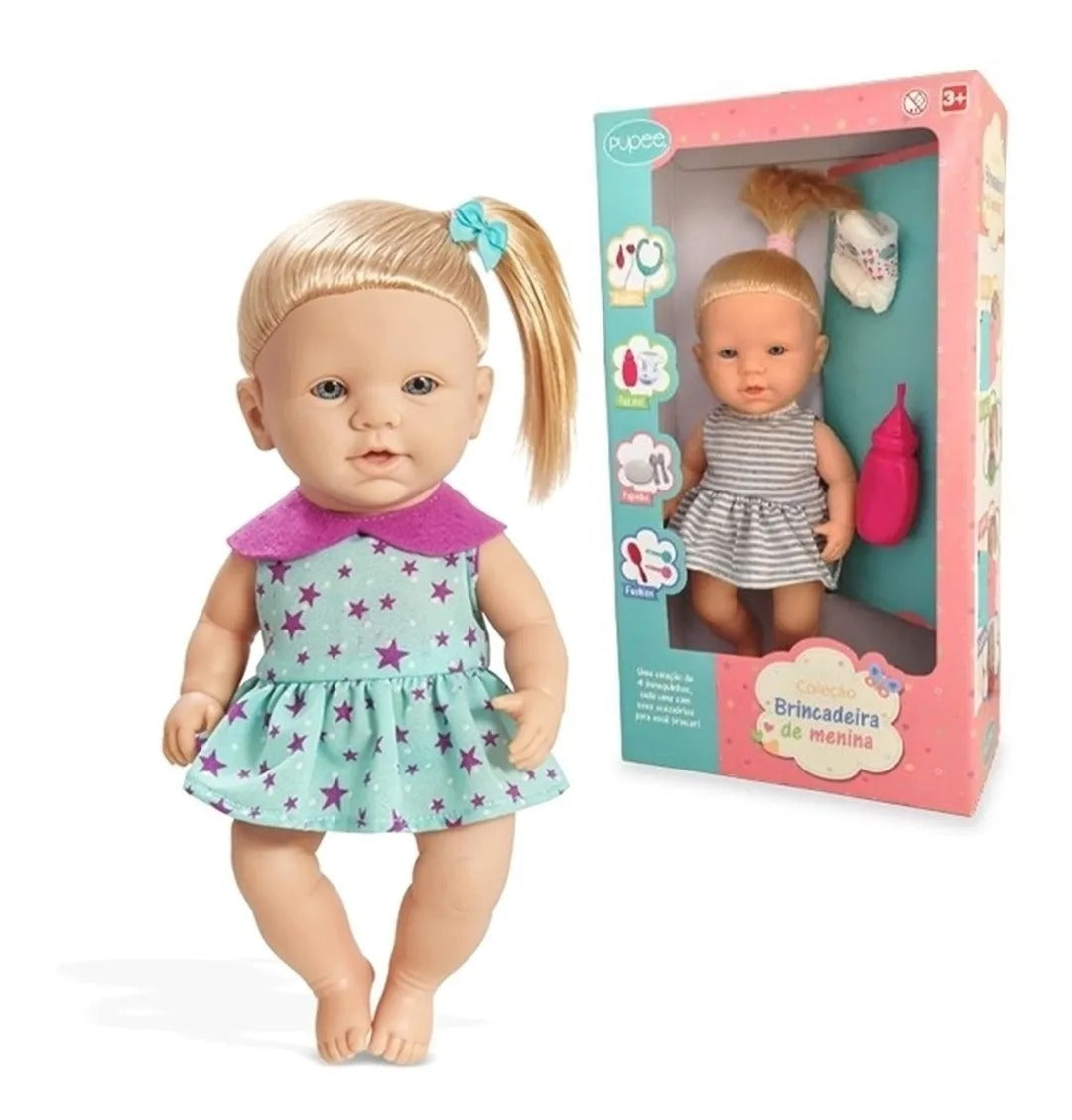 Boneca Brincadeira De Menina Faz Xixi 4 - 6 anos
