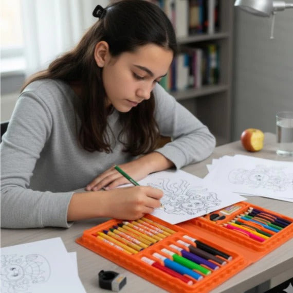 Maleta de Artes 42 Peças 6 - 8 anos