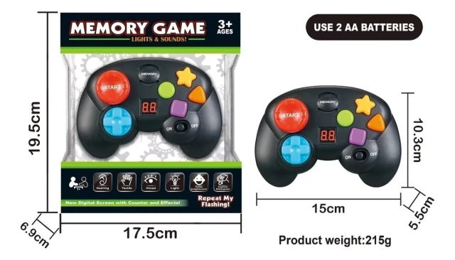 Eletrogame Genius Memória 8 - 10 anos