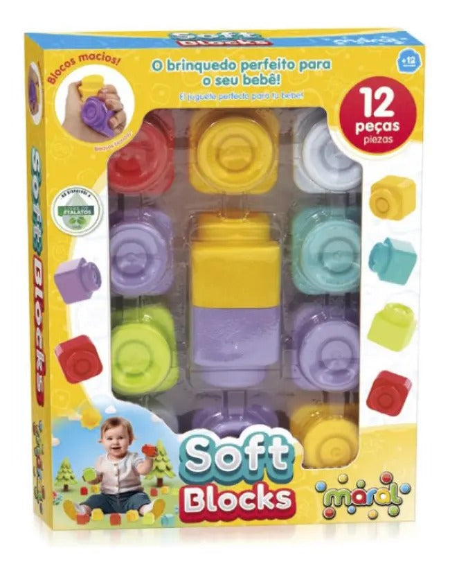 Blocos De Montar - Soft Blocks 0 - 2 anos